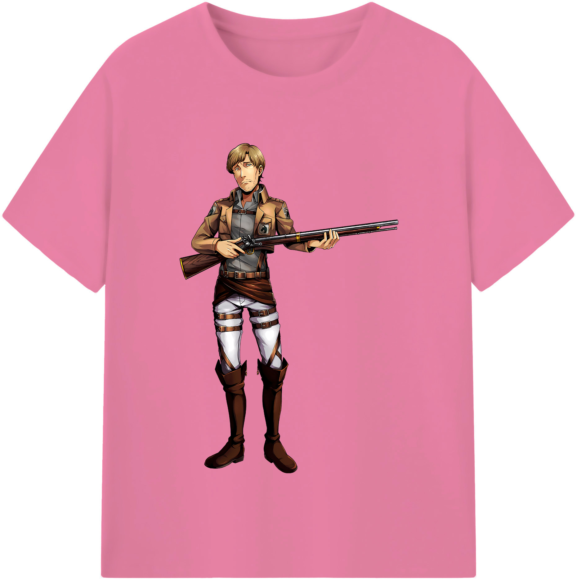 （画像用） 進撃の巨人 Attack on Titan 綿100％半袖Tシャツ（フロントプリント）